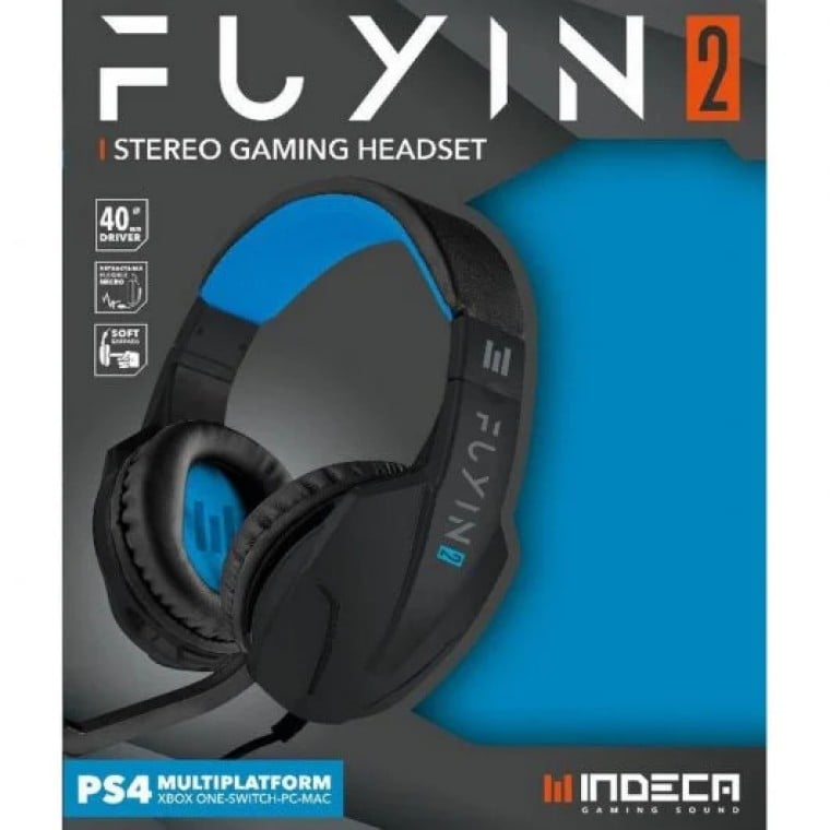 Indeca Fuyin 2 Auriculares Gaming Multiplataforma Negros