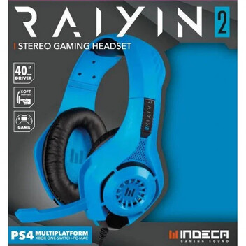 Indeca Raiyin 2 Auriculares Gaming Multiplataforma Azules Indeca Raiyin 2 Auriculares Gaming Multiplataforma Azules