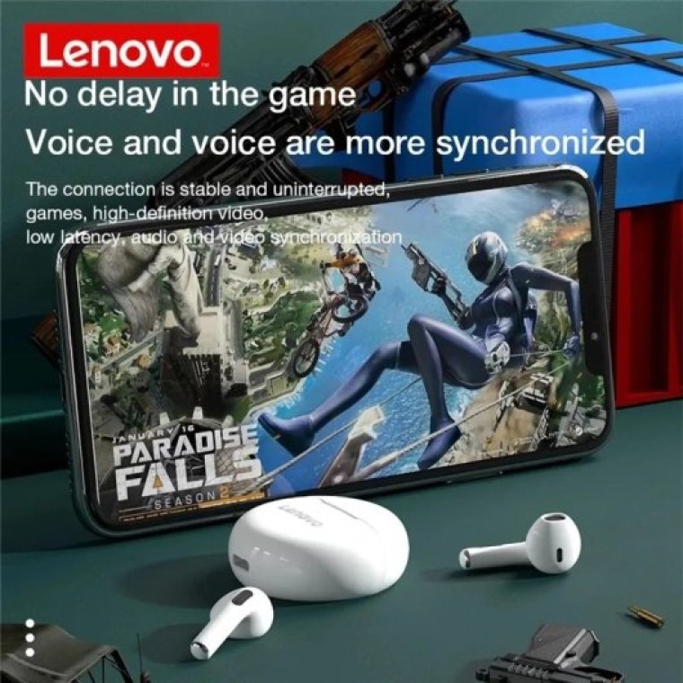 Lenovo HT38 TWS Auriculares Inalámbricos Bluetooth Negro