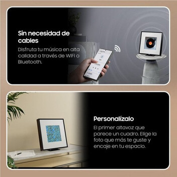 Samsung HW-LS60D/ZF Music Frame 2024 Altavoz Inalámbrico 2.0 Canales Negro Samsung HW-LS60D/ZF Music Frame 2024 Altavoz Inalámbrico 2.0 Canales Negro