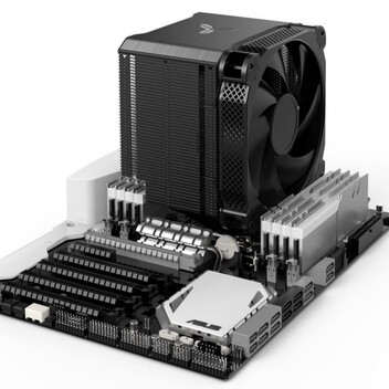 Ventilador CPU Disipador Jonsbo HX6250 14cm 1800RPM Negro 250W TDP 1 Ventilador 6 Heatpipes