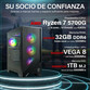 Ordenador Sobremesa Hyper Byte Gen2 4K Gaming AMD Ryzen 7 5700G 32GB RAM 1TB SSD Windows 11 Pro Ordenador Sobremesa Hyper Byte Gen2 4K Gaming AMD Ryzen 7 5700G 32GB RAM 1TB SSD Windows 11 Pro