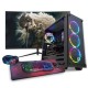 PcVIP Pack Gaming Plus AMD Ryzen 5 5600X/16GB/1TB + 500GB SSD/RTX 3050 Monitor 27" Curvo + Kit Gamin