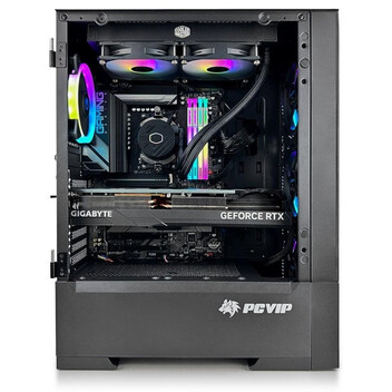 Ordenador Sobremesa PcVIP MH10 Frontal Glass AMD Ryzen 5 9600X 32GB DDR5 1TB SSD RX 9060 XT 16GB Win