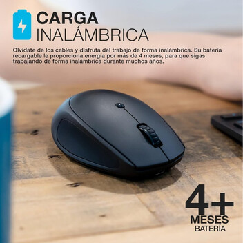 JLab Go Charge Ratón Óptico Inalámbrico Bluetooth 1600 DPI Negro JLab Go Charge Ratón Óptico Inalámbrico Bluetooth 1600 DPI Negro