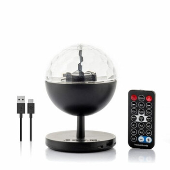 InnovaGoods Istarlyt Altavoz Inalámbrico con Proyector LED Negro InnovaGoods Istarlyt Altavoz Inalámbrico con Proyector LED Negro