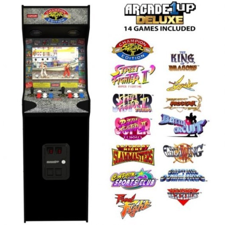 Arcade1Up Máquina Arcade Street Fighter Deluxe