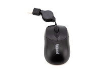 Iggual Com-Basic Ratón Retráctil 800DPI Negro