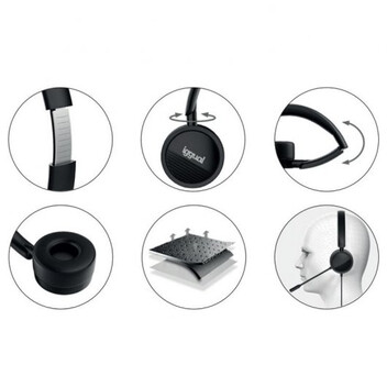 Iggual Dual Tech Auriculares con Micrófono Negros Iggual Dual Tech Auriculares con Micrófono Negros