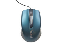 Iggual Com-Ergonomic-RL Ratón Óptico 800DPI Azul
