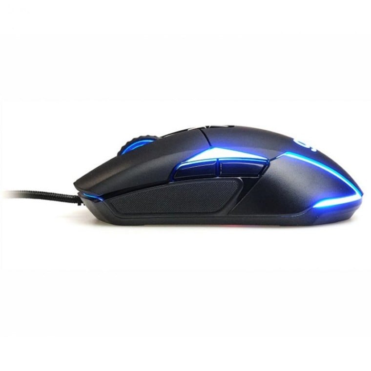 Iggual Tourmaline 7D Ratón Gaming RGB 7200DPI Negro