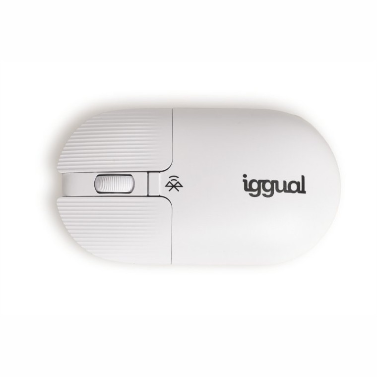 iggual YANG-1600DPI Ratón Bluetooth Blanco