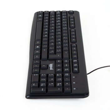 Teclado de membrana iggual CK-BASIC2-105T Layout ES USB completo negro silencioso