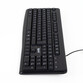 Teclado de membrana iggual CK-BASIC2-105T Layout ES USB completo negro silencioso