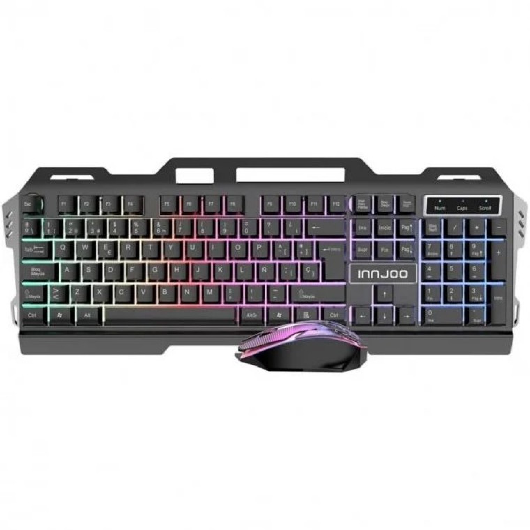 Innjoo IJ-SET GAMING BK Combo Gaming de Teclado + Ratón Óptico