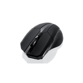 Ratón iBox i005 PRO Inalámbrico Laser 1600 DPI Negro Ambidiestro Rueda Nano Receptor