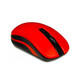 Ratón iBox LORIINI RF inalámbrico 1600DPI Negro Rojo ambidiestro rueda nano receptor