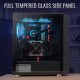 Aerocool Interstellar Torre ATX RGB Cristal Templado USB 3.0 Negra