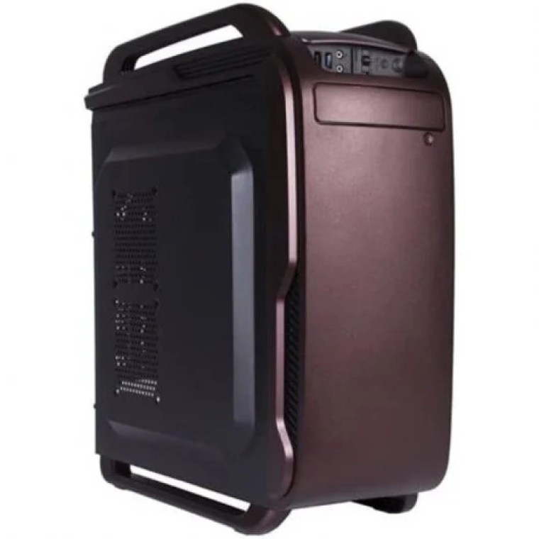 Black Lion IT1523 Midi Tower Negro, Burdeos