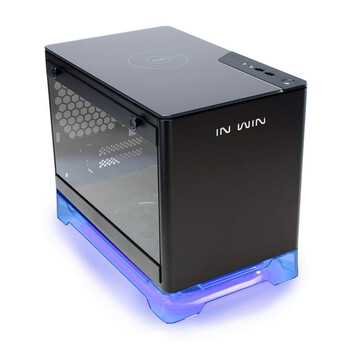 Torre PC InWin A1 USB 3.0 RGB Mini-ITX Negra Fuente de Alimentación 600W 80 Plus Bronze