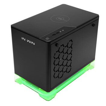 Torre PC InWin A1 USB 3.0 RGB Mini-ITX Negra Fuente de Alimentación 600W 80 Plus Bronze