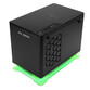 Torre PC InWin A1 USB 3.0 RGB Mini-ITX Negra Fuente de Alimentación 600W 80 Plus Bronze