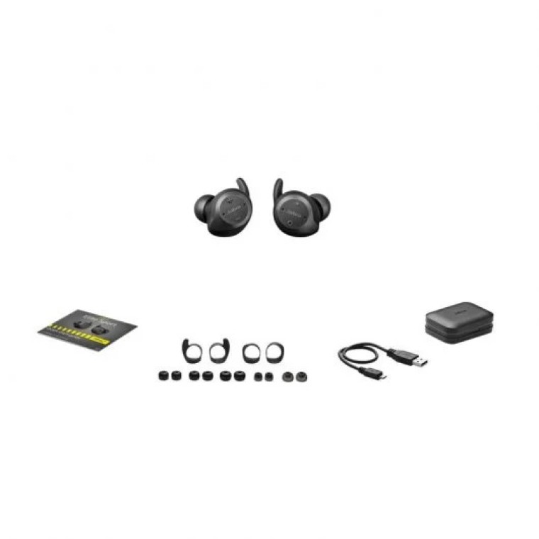 Jabra Elite Sport Auriculares Deportivos True Wireless Negros