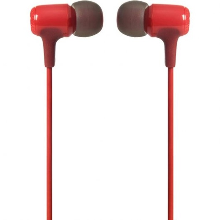 JBL E15 Auriculares Intrauditivos con Micrófono y Jack 3.5 Rojos