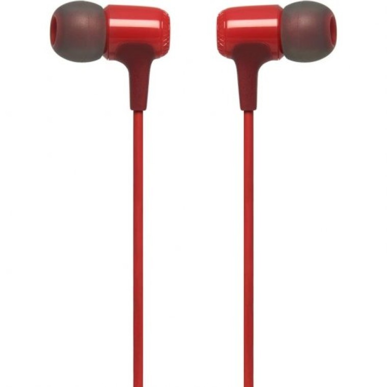 JBL E15 Auriculares Intrauditivos con Micrófono y Jack 3.5 Rojos