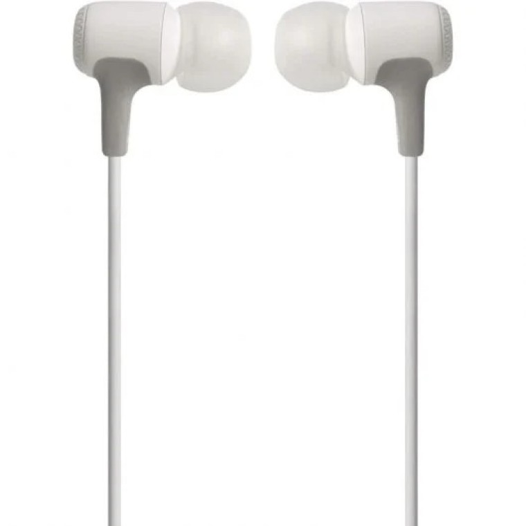 JBL E15 Auriculares Intrauditivos con Micrófono y Jack 3.5 Blancos