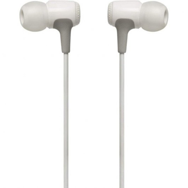 JBL E15 Auriculares Intrauditivos con Micrófono y Jack 3.5 Blancos