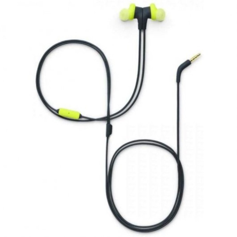 JBL Endurance RUN Auriculares Deportivos Intraurales con Cable Resistentes al Sudor Verdes