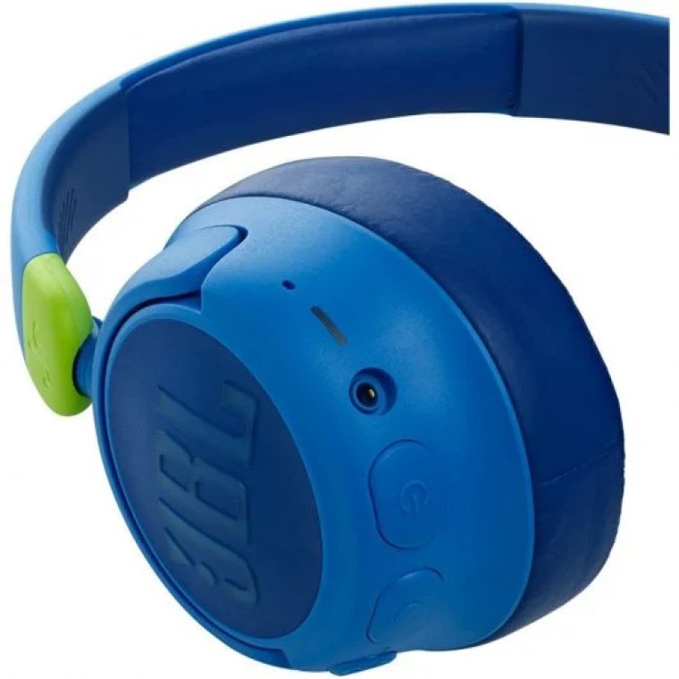 JBL JR 460NC Auriculares Supraaurales Inalámbricos para Niños con Cancelación del Ruido Azules