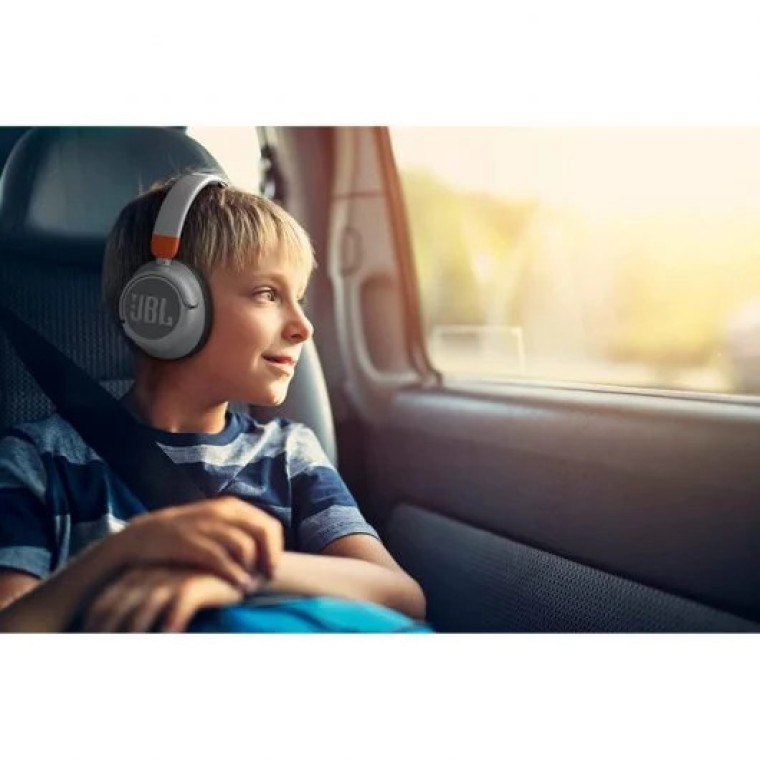 JBL JR 460NC Auriculares Supraaurales Inalámbricos para Niños con Cancelación del Ruido Azules