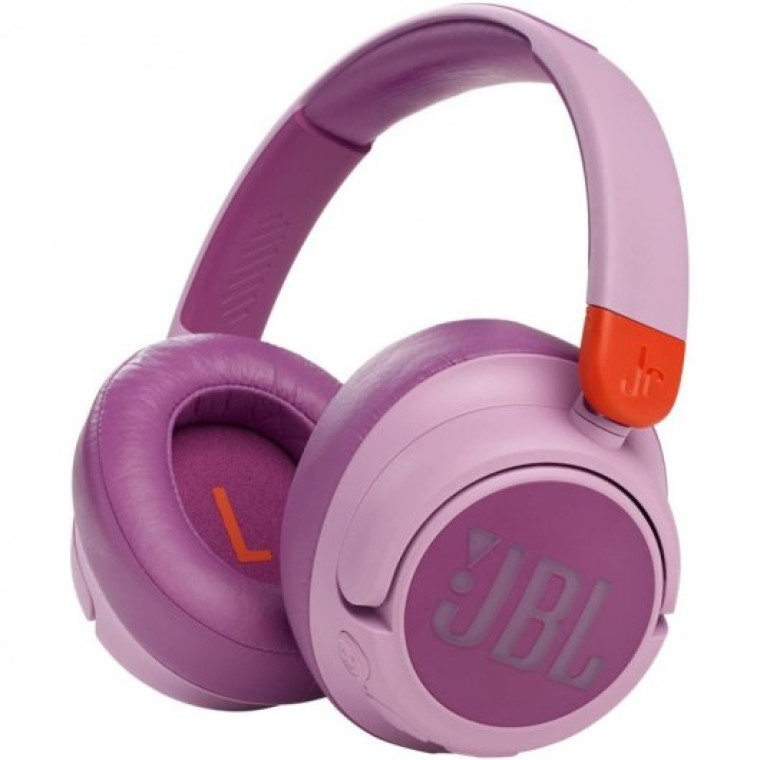 JBL JR 460NC Auriculares Supraaurales Inalámbricos para Niños con Cancelación del Ruido Rosas