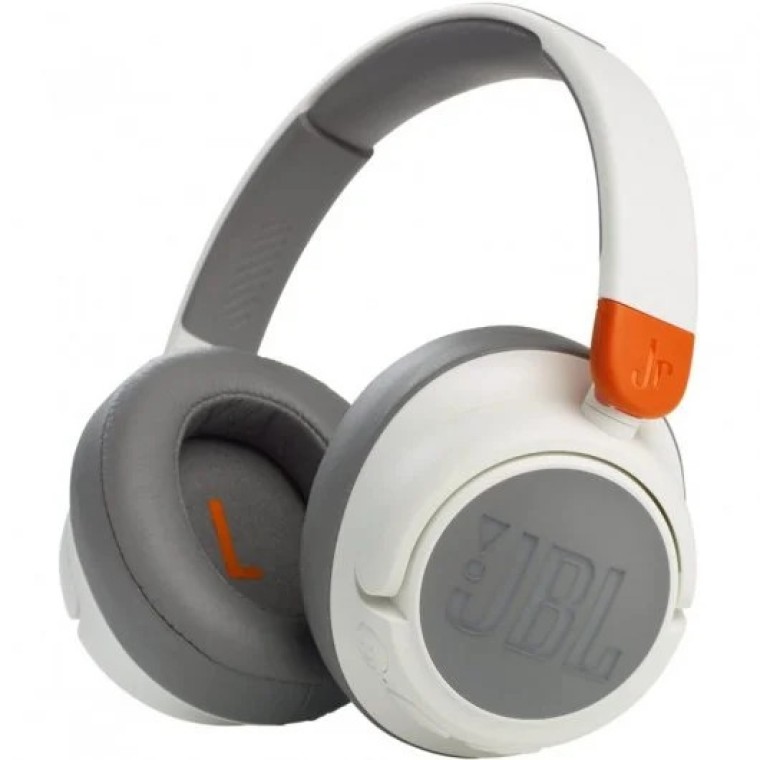 JBL JR 460NC Auriculares Supraaurales Inalámbricos para Niños con Cancelación del Ruido Blancos