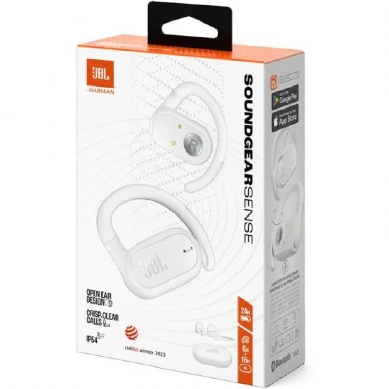 JBL Soundgear Sense Auriculares TWS Bluetooth Blancos