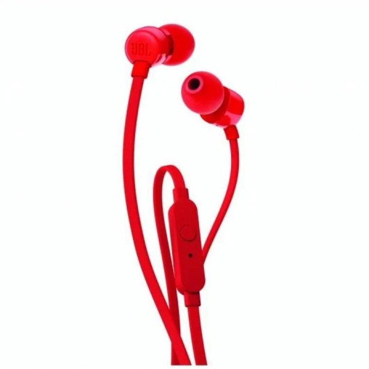 JBL Tune 110 Auriculares Rojos