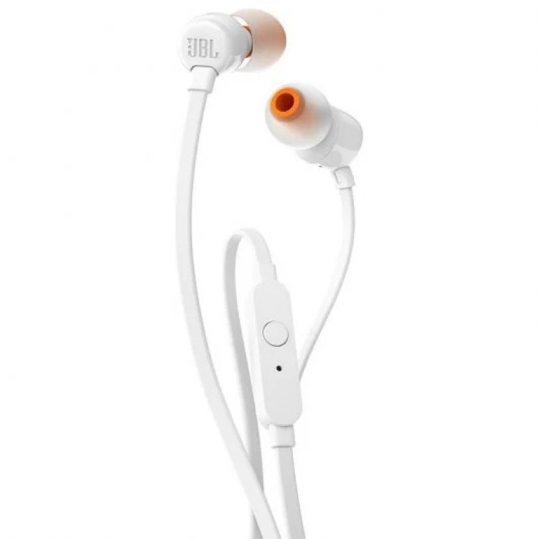 JBL T110 Auriculares con Micrófono Blanco