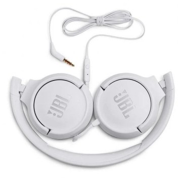 JBL Tune 500 Auriculares con Micrófono Blanco JBL Tune 500 Auriculares con Micrófono Blanco