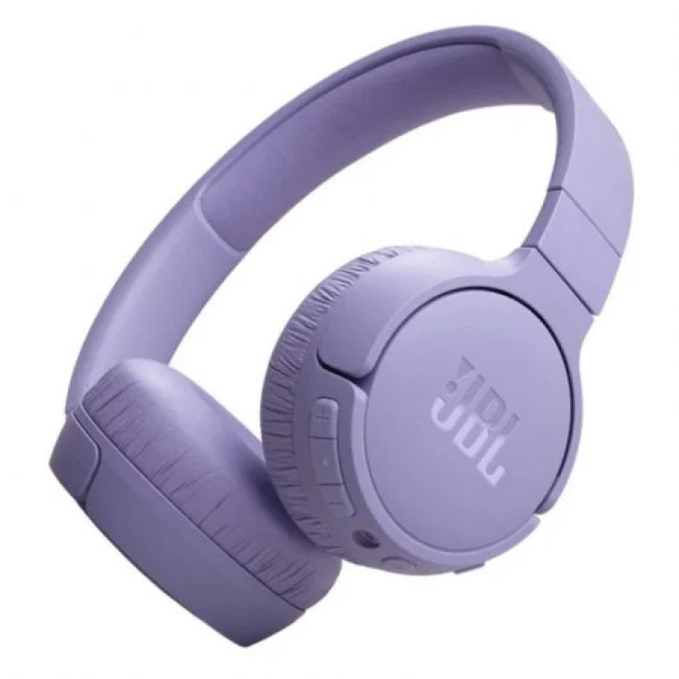 JBL Tune 670NC Auriculares Inalámbricos con Cancelación de Ruido Adaptativa Morados