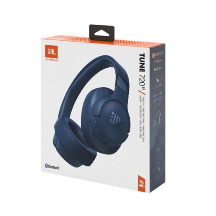 JBL Tune 720BT Auriculares Inalámbricos Bluetooth Plegables Azules