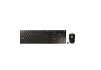 Teclado inalámbrico Cherry DW 9100 Slim QWERTY Español Bluetooth USB-C Negro con ratón