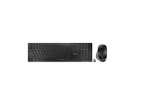 Teclado inalámbrico Cherry DW 9500 Slim QWERTY Español, Bluetooth+RF, mouse incluido