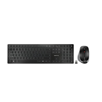 Teclado inalámbrico Cherry DW 9500 Slim QWERTY Español, Bluetooth+RF, mouse incluido Teclado inalámbrico Cherry DW 9500 Slim QWERTY Español, Bluetooth+RF, mouse incluido
