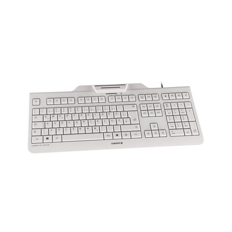 Cherry KC 1000 SC Teclado con Lector de Dni Blanco