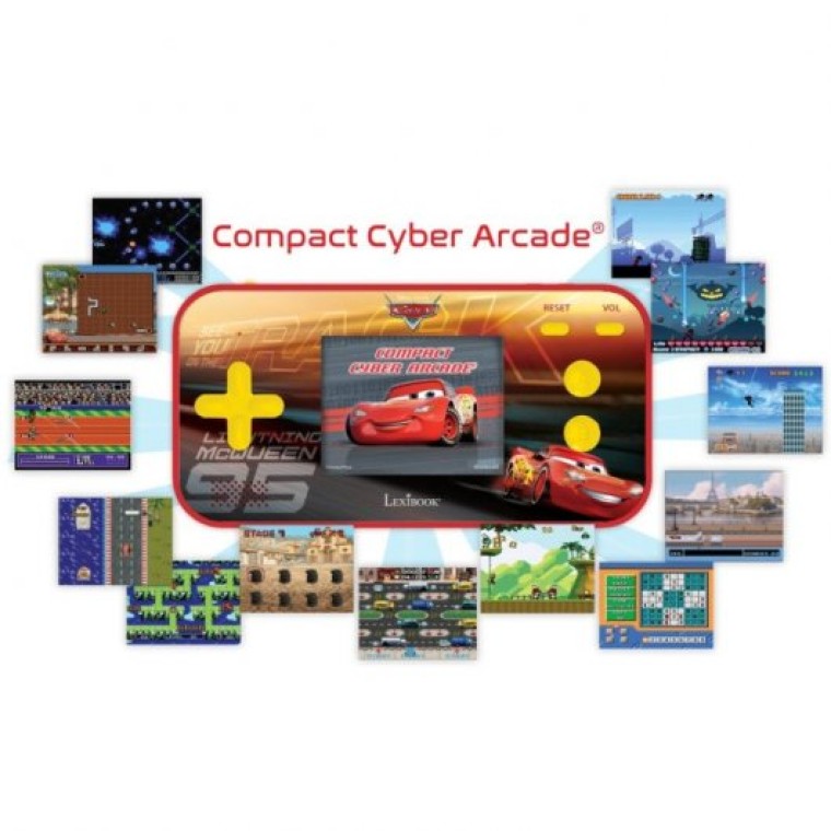 Lexibook Disney Cars Compact Cyber Arcade Consola Portátil 150 Juegos