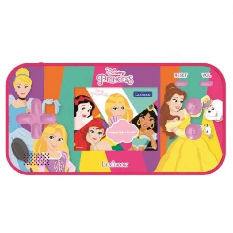 Lexibook Princesas Disney Compact Cyber Arcade Consola de Juegos de Mano 150 Juegos