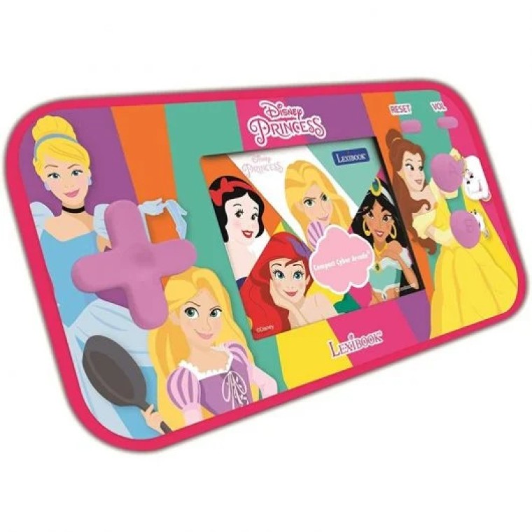 Lexibook Princesas Disney Compact Cyber Arcade Consola de Juegos de Mano 150 Juegos