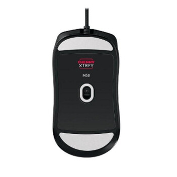 Ratón CHERRY XTRFY M50 Óptico 12000 DPI 5 botones Ergonomía avanzada PTFE Negro USB A Ratón CHERRY XTRFY M50 Óptico 12000 DPI 5 botones Ergonomía avanzada PTFE Negro USB A